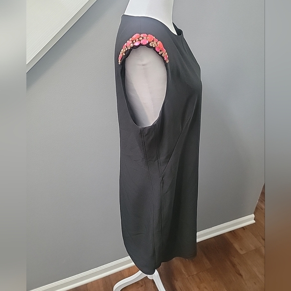 Ted Baker Reevah Shift Pencil Dress Embellished Crystal Rhinestone Sleevelss 4 - Picture 4 of 7